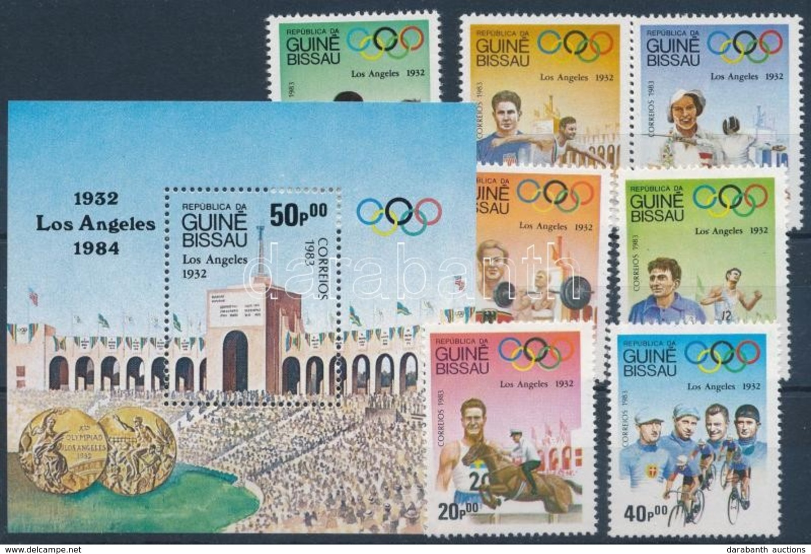 ** 1983 Olimpia Sor + Blokk Mi 690-696 + 252 - Andere & Zonder Classificatie