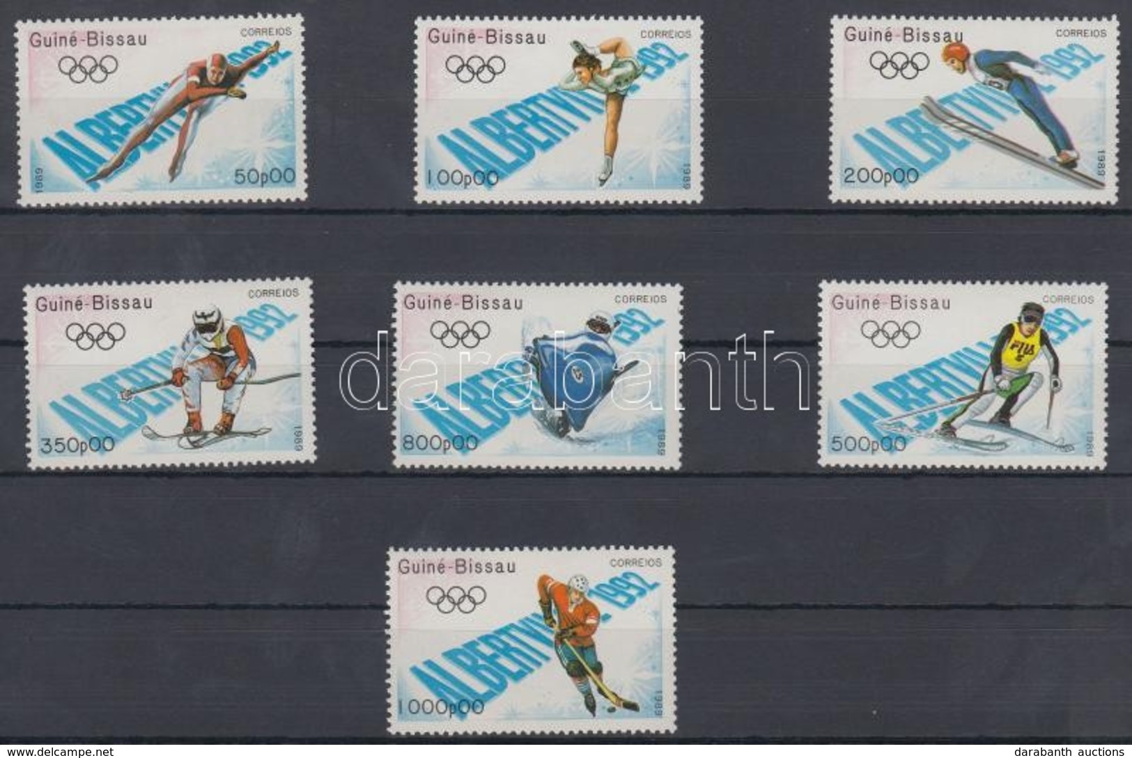 ** 1989 Téli Olimpia 1992, Albertville Sor Mi 1088-1094 - Andere & Zonder Classificatie