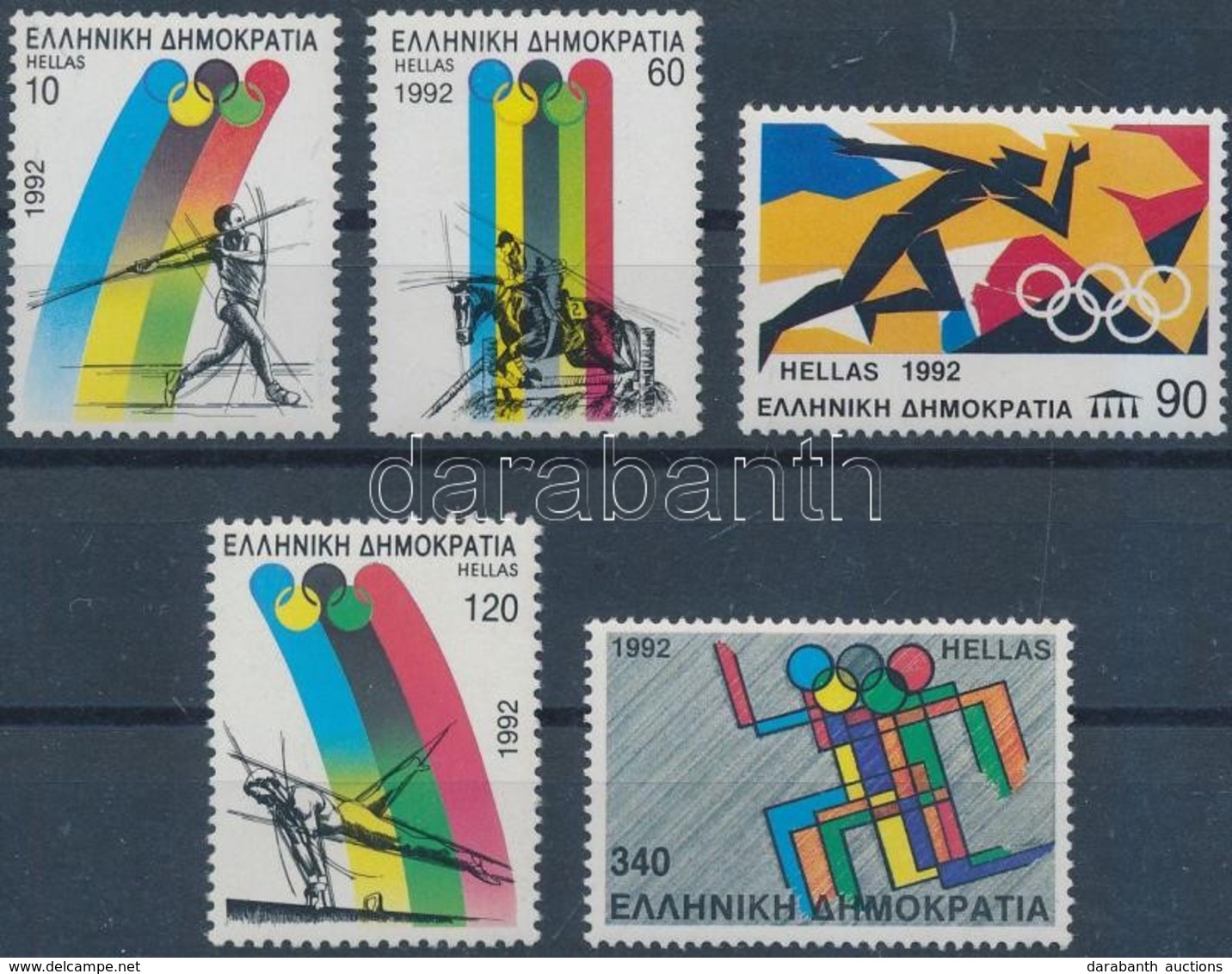 ** 1992 Nyári Olimpia Sor Mi 1792-1796 - Andere & Zonder Classificatie