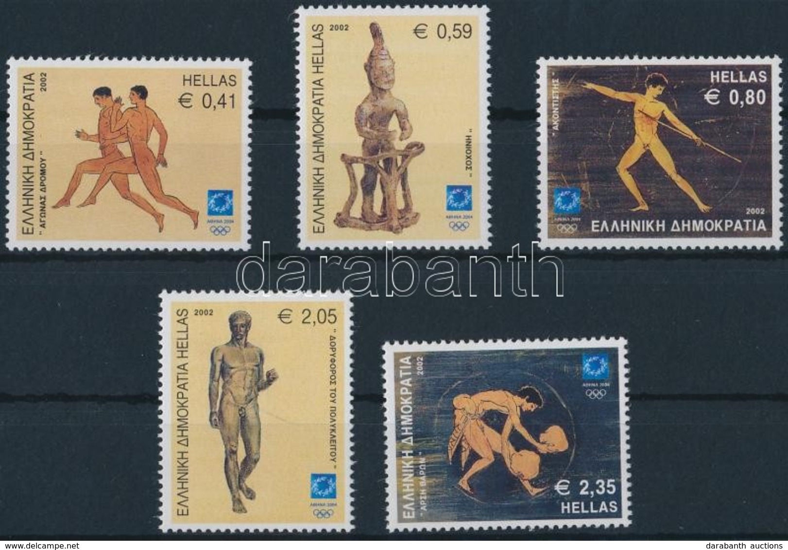 ** 2002 Nyári Olimpia, Athén Sor Mi 2104-2108 - Andere & Zonder Classificatie