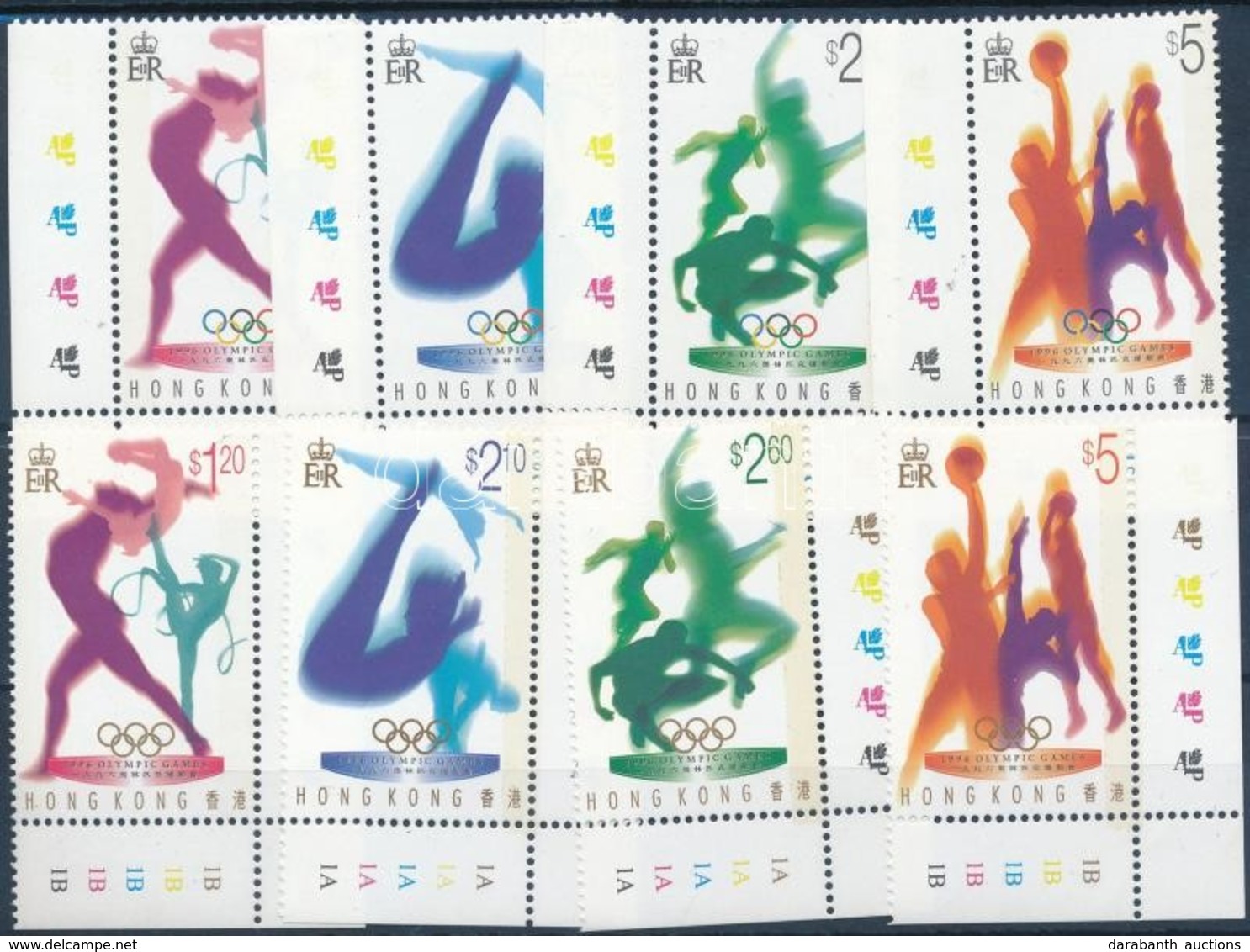 ** 1996 Nyári Olimpia, Atlanta Sor Mi 762-765 Aa + Cc - Andere & Zonder Classificatie