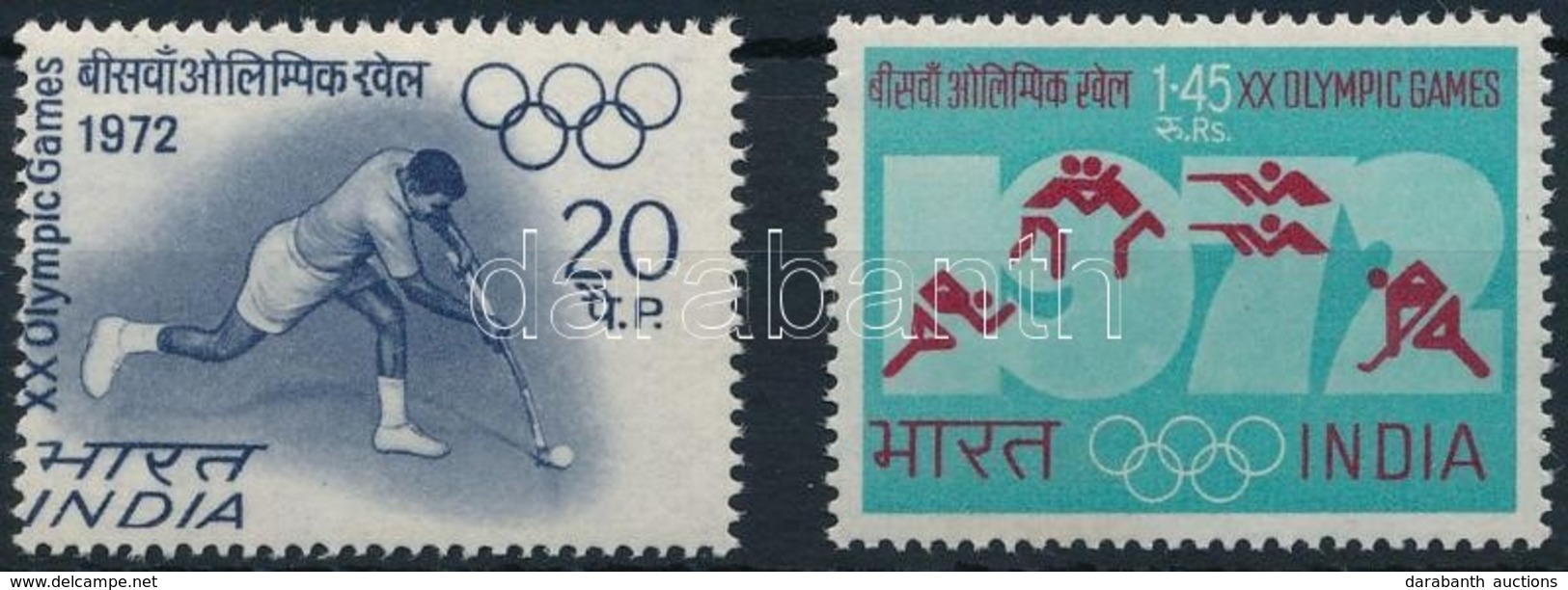 ** 1972 Nyári Olimpia Sor Mi 538-539 - Andere & Zonder Classificatie