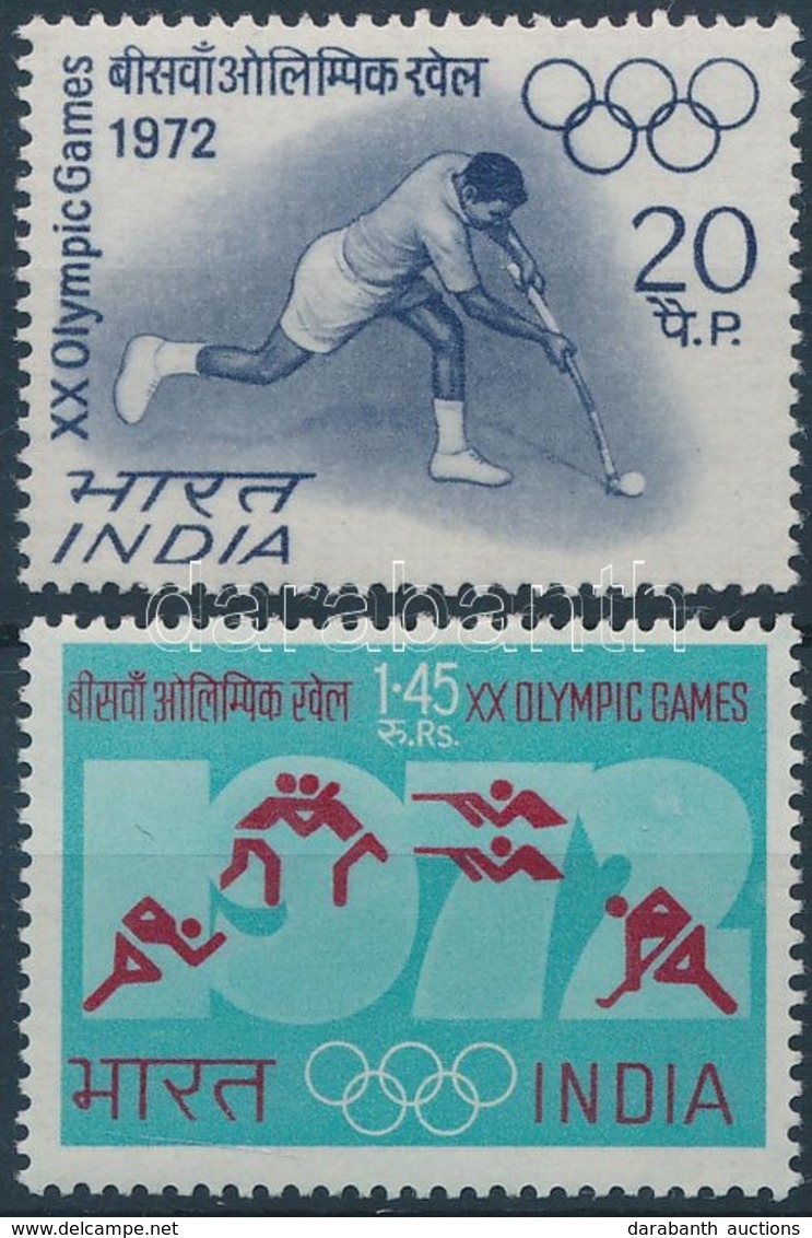 ** 1972 Nyári Olimpia, München Sor Mi 538-539 - Andere & Zonder Classificatie