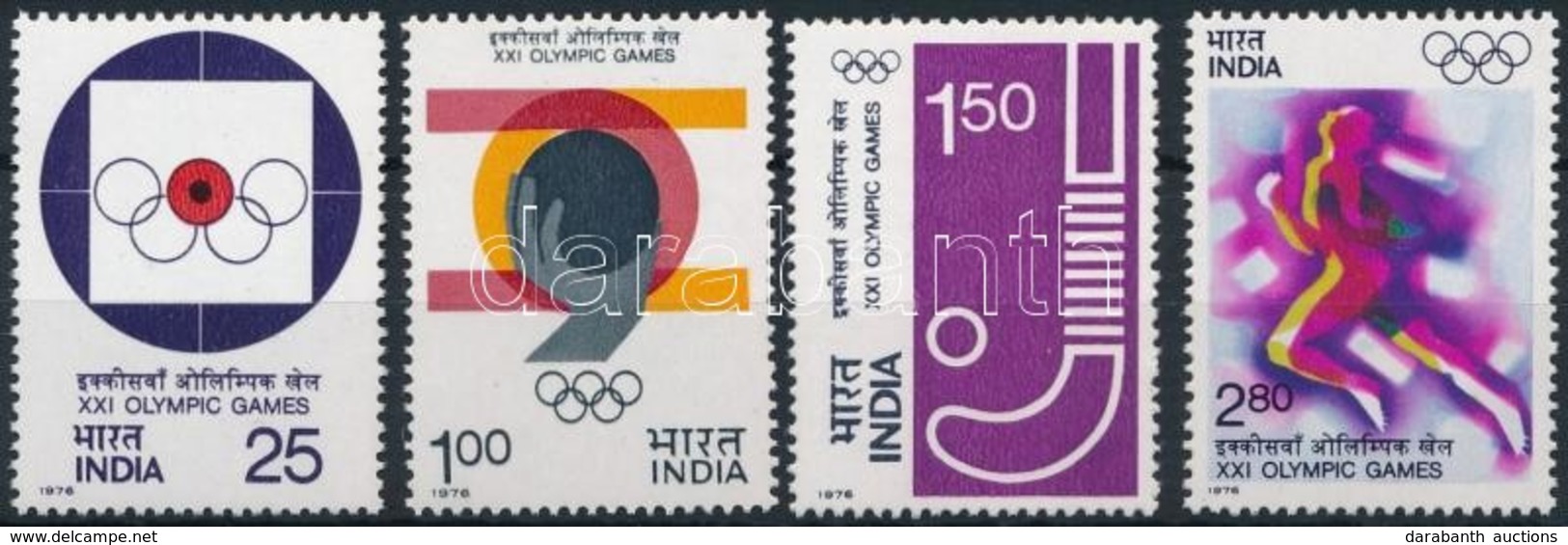 ** 1976 Nyári Olimpia Sor Mi 680-683 - Andere & Zonder Classificatie