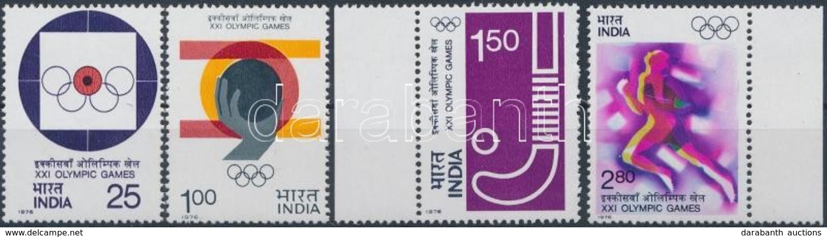 ** 1976 Nyári Olimpia, Montreal Sor Mi 680-683 - Andere & Zonder Classificatie