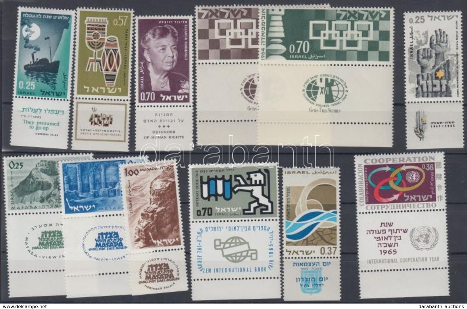 ** 1964-1965 41 Klf Tabos Bélyeg 2 Db Stecklapon - Andere & Zonder Classificatie