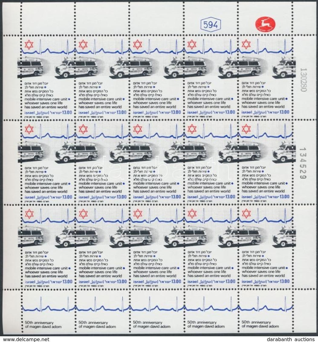 ** 1980 50 éves A Szervezet Kisív Mi 820 Y + Blokk Mi 19 - Andere & Zonder Classificatie