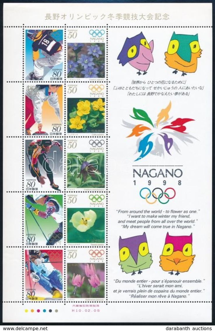 ** 1998 Téli Olimpia; Nagano Kisív Mi 2519-2528 - Andere & Zonder Classificatie