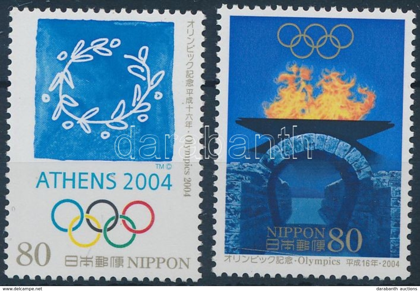 ** 2004 Athéni Nyári Olimpia Sor Mi 3703-3704 - Andere & Zonder Classificatie