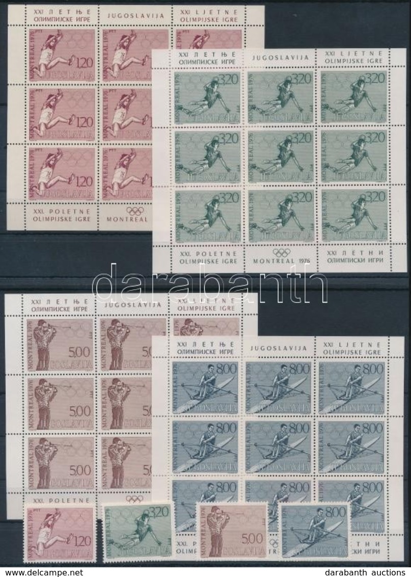 ** 1976 Olimpia Sor + Kisívsor Mi 1656-1659 - Andere & Zonder Classificatie