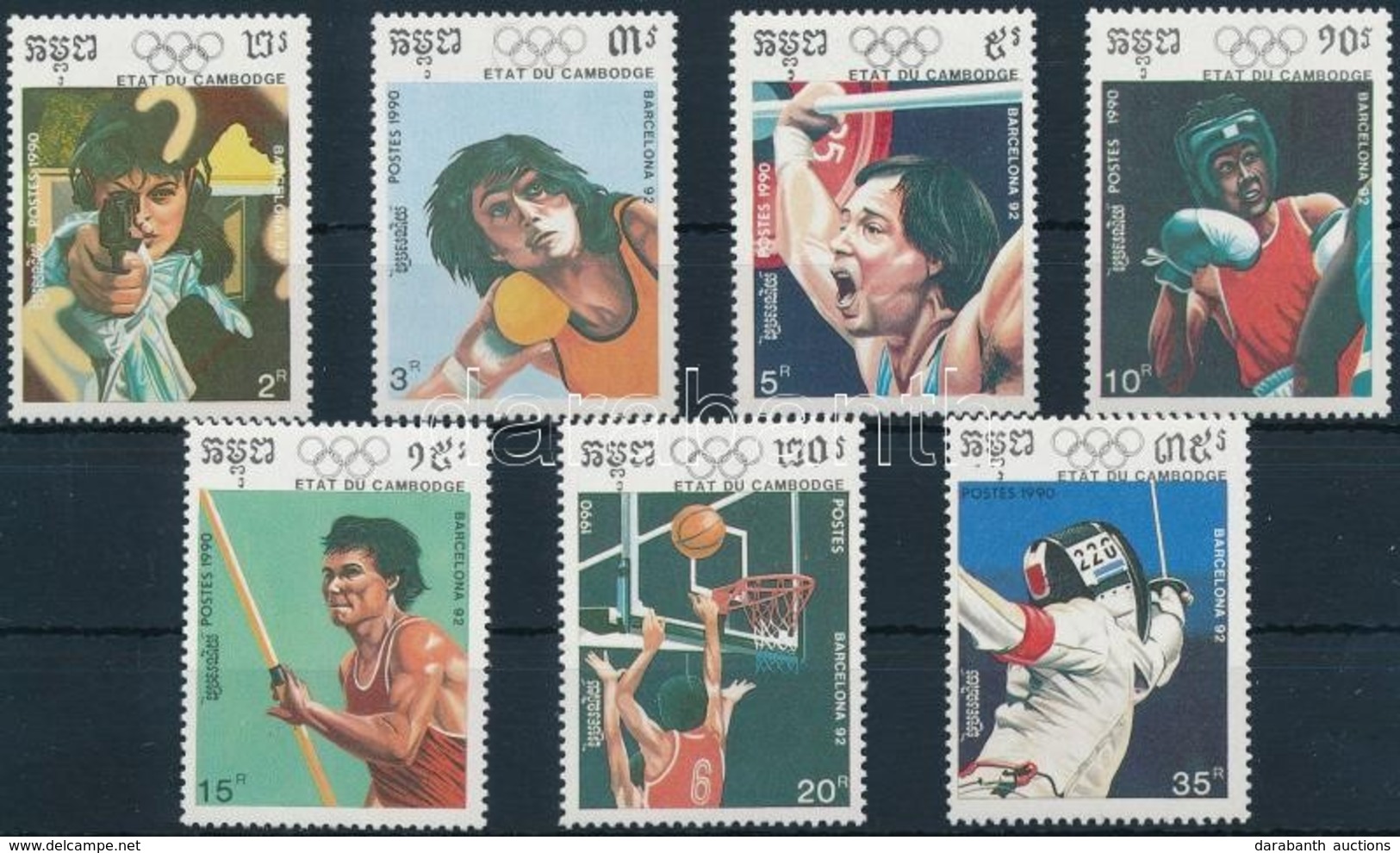 ** 1990 Olimpia Sor Mi 1116 - 1122 - Andere & Zonder Classificatie