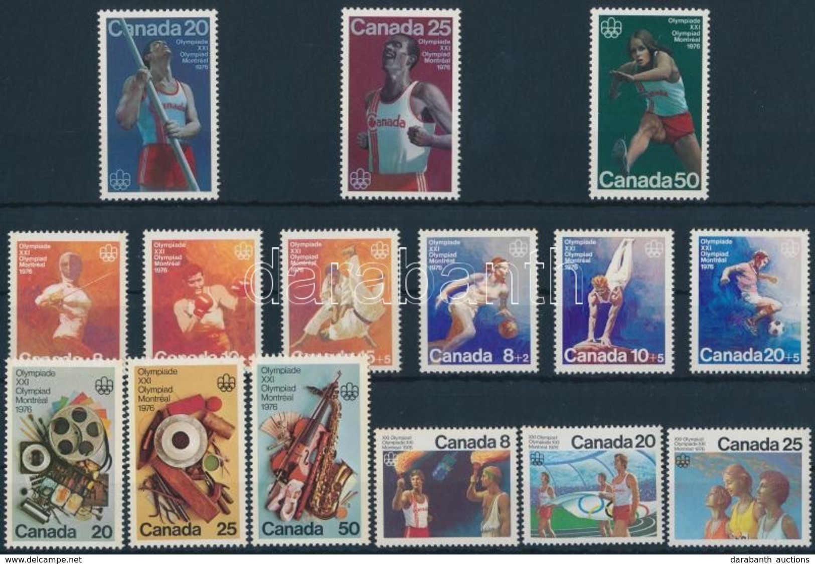 ** 1975-1976 Nyári Olimpia 5 Klf Sor - Andere & Zonder Classificatie