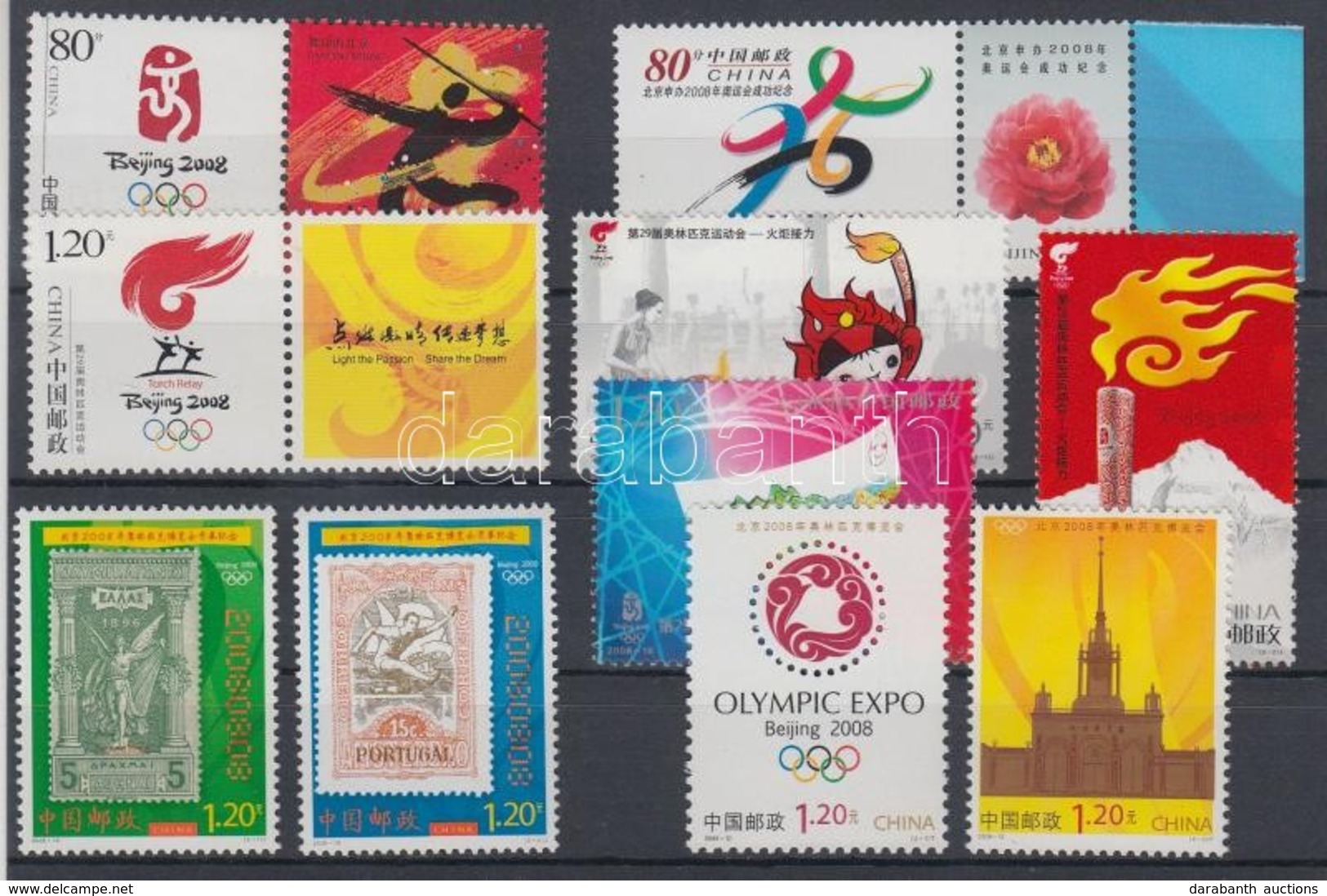 ** 2001-2008 Olimpia 10 Db Klf Bélyeg - Andere & Zonder Classificatie