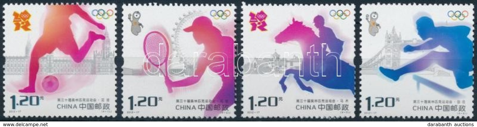 ** 2012 Nyári Olimpia; London Sor Mi 4369-4372 - Andere & Zonder Classificatie