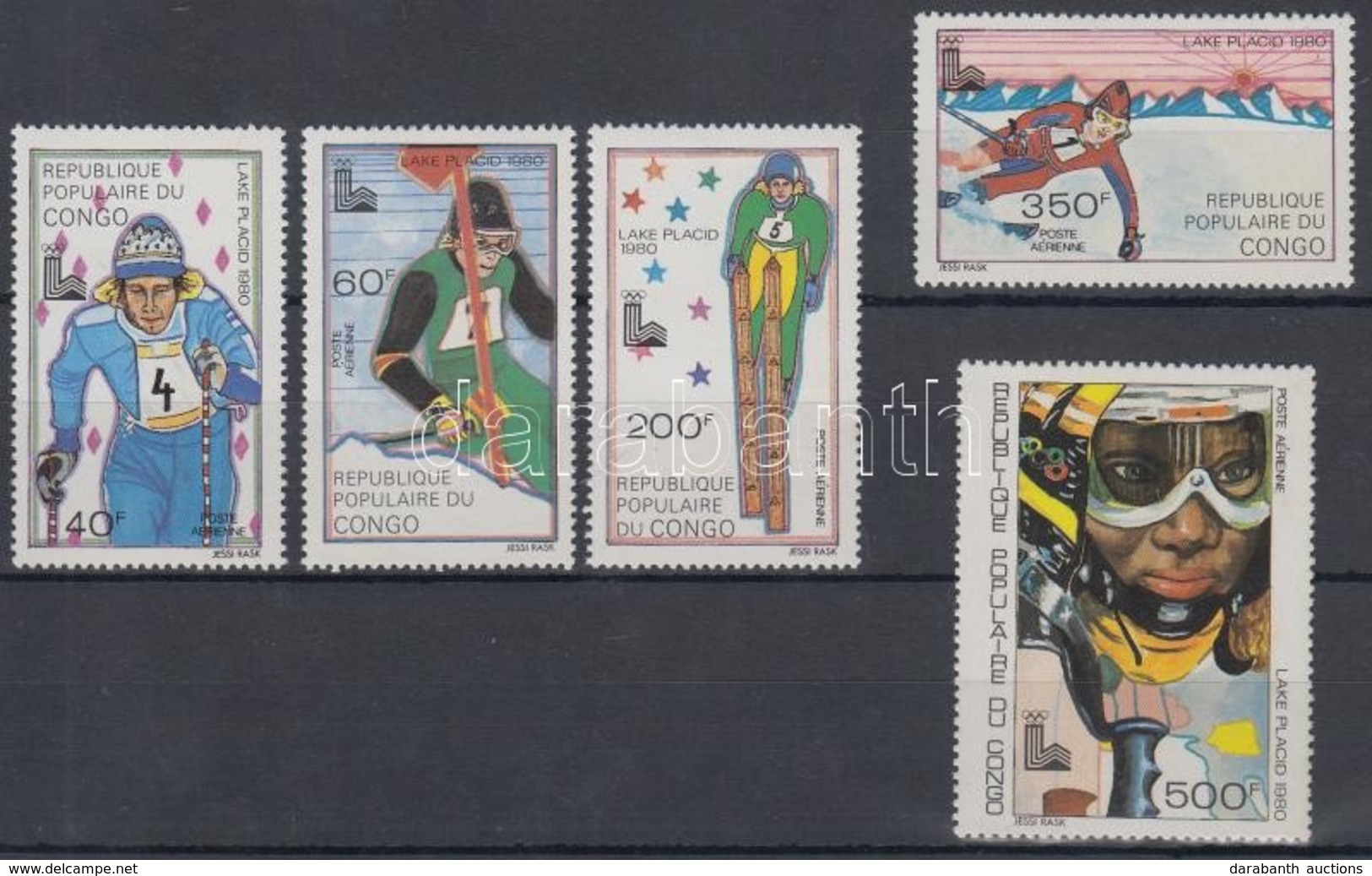 ** 1979 Téli Olimpia Sor Mi 714-718 - Andere & Zonder Classificatie