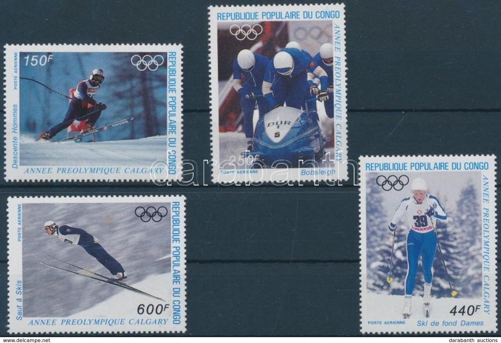 ** 1986 Téli Olimpia, 1988 Sor Mi 1056-1059 - Andere & Zonder Classificatie