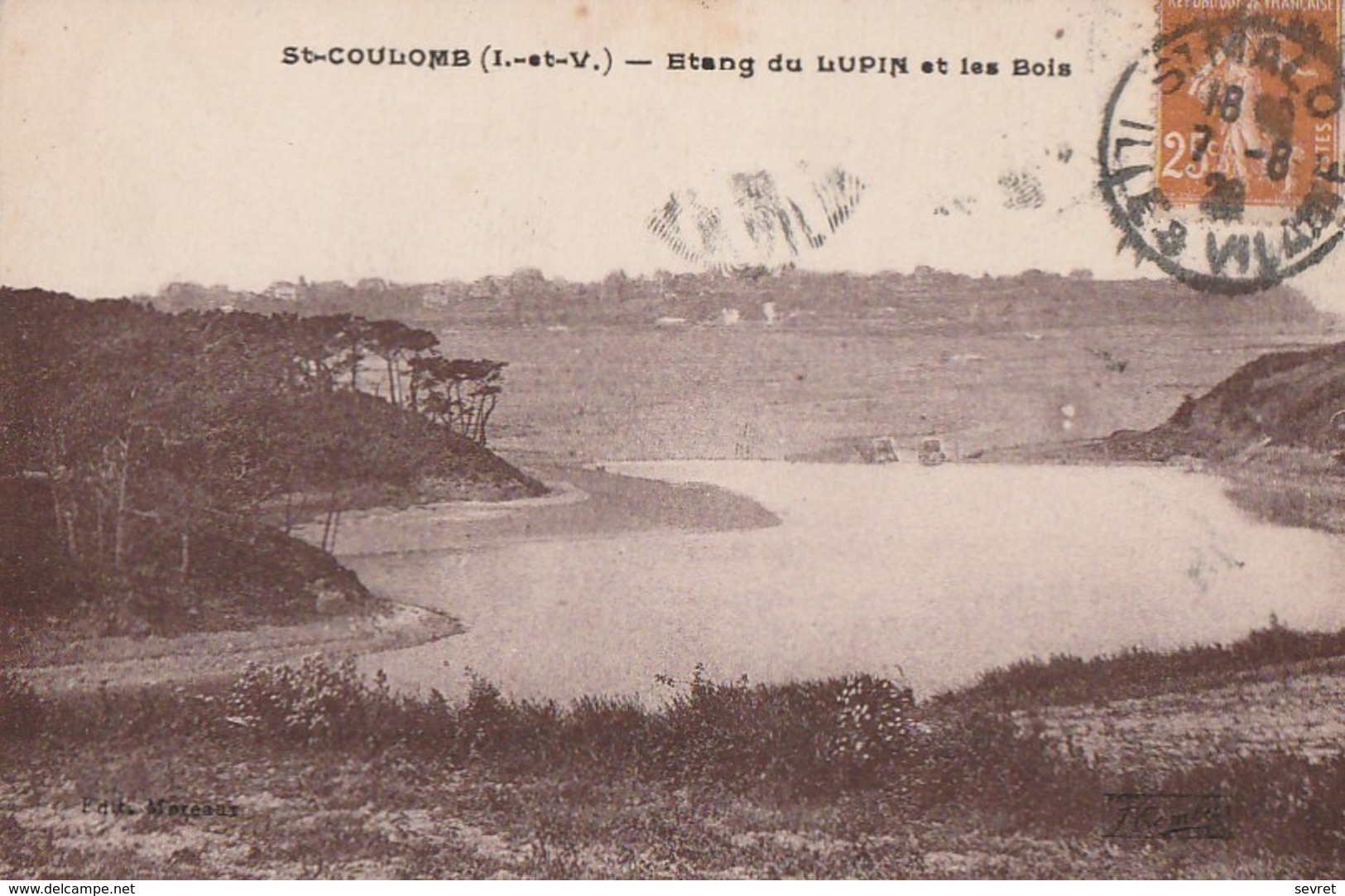 SAINT-COULON. - Etang Du LUPIN Et Les Bois. Cliché  RARE - Saint-Coulomb