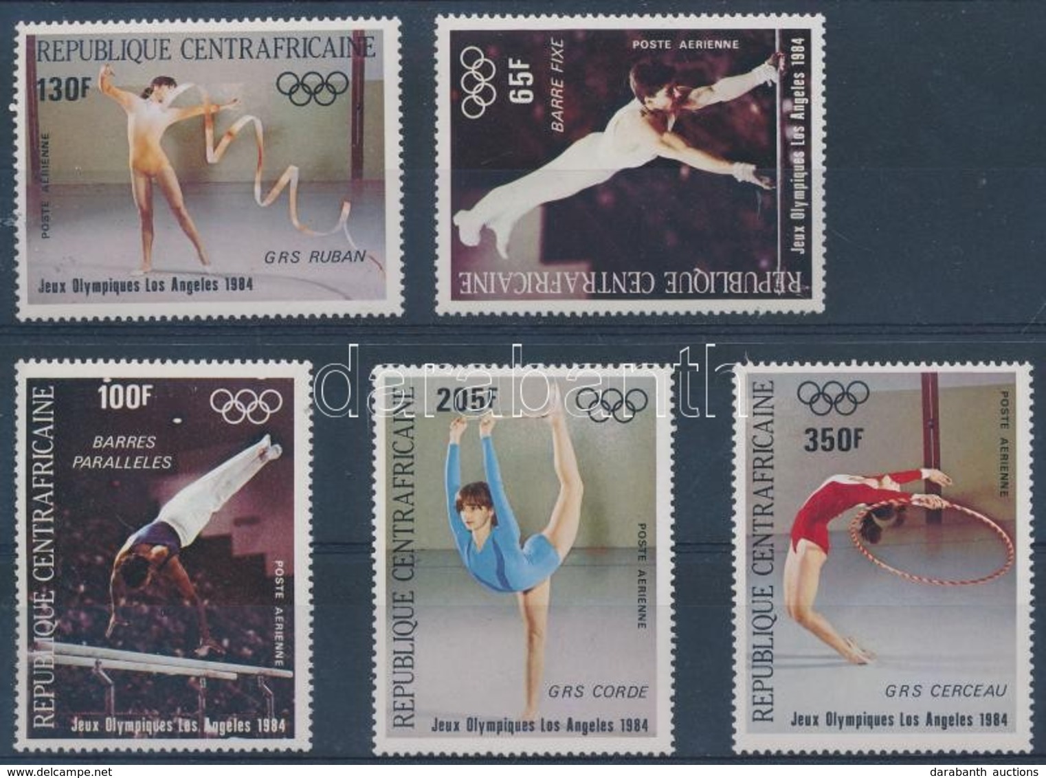 ** 1984 Nyári Olimpia (IV) Sor Mi 1013-1017 - Andere & Zonder Classificatie