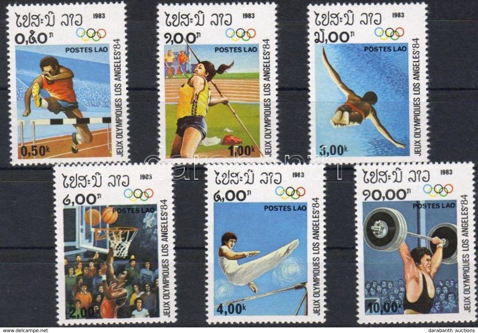 ** 1983 Los Angelesi Olimpia Mi 618-623 - Andere & Zonder Classificatie