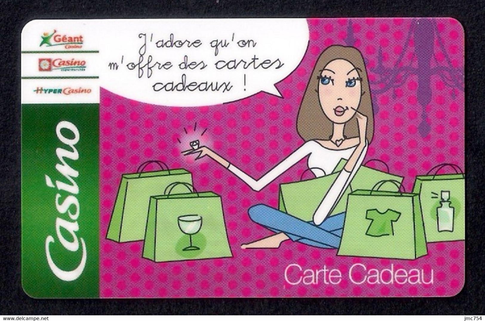 Carte Cadeau  CASINO Et GEANT CASINO.   Gift Card.   Geschenkkarte.   Carta Regalo. - Cartes Cadeaux