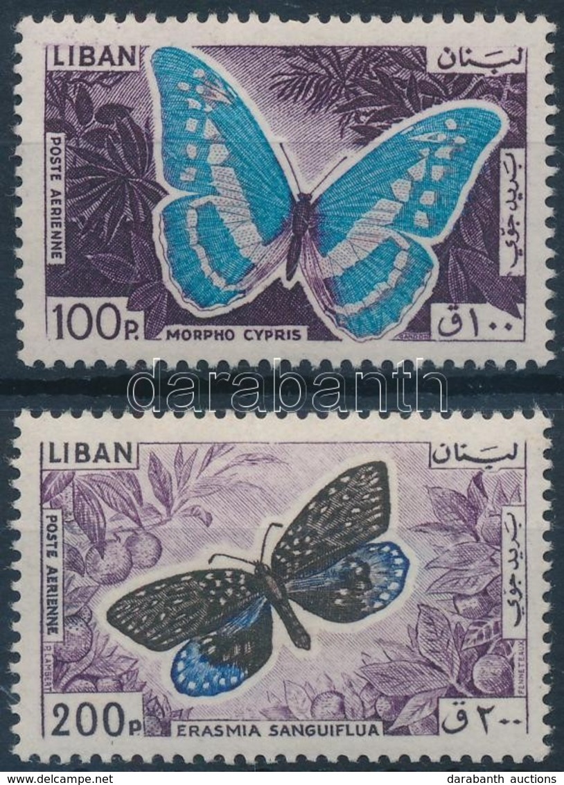 ** 1965 Lepkék 2 érték Mi 906-907 - Andere & Zonder Classificatie