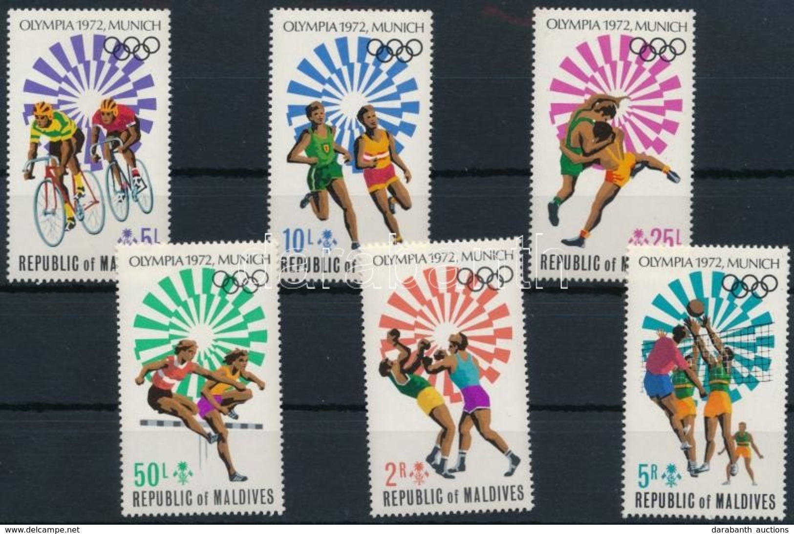 ** 1972 Olimpia Sor Mi  417 - 424 - Andere & Zonder Classificatie