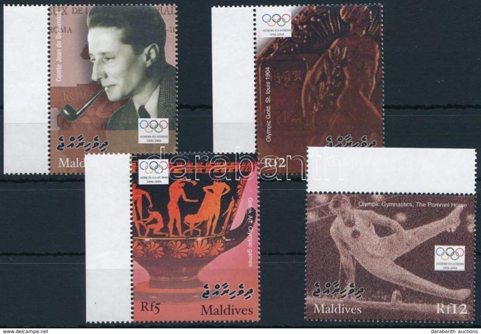 ** 2004 Olimpia ívszéli Sor Mi 4394-4397 - Andere & Zonder Classificatie