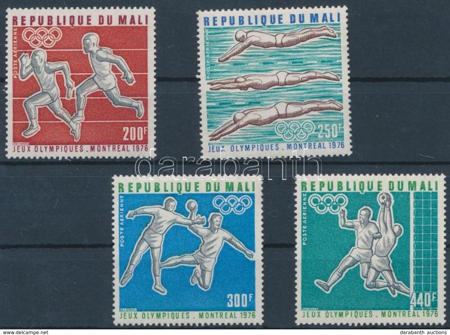 ** 1976 Montreali Nyári Olimpia Sor Mi 535-538 - Altri & Non Classificati