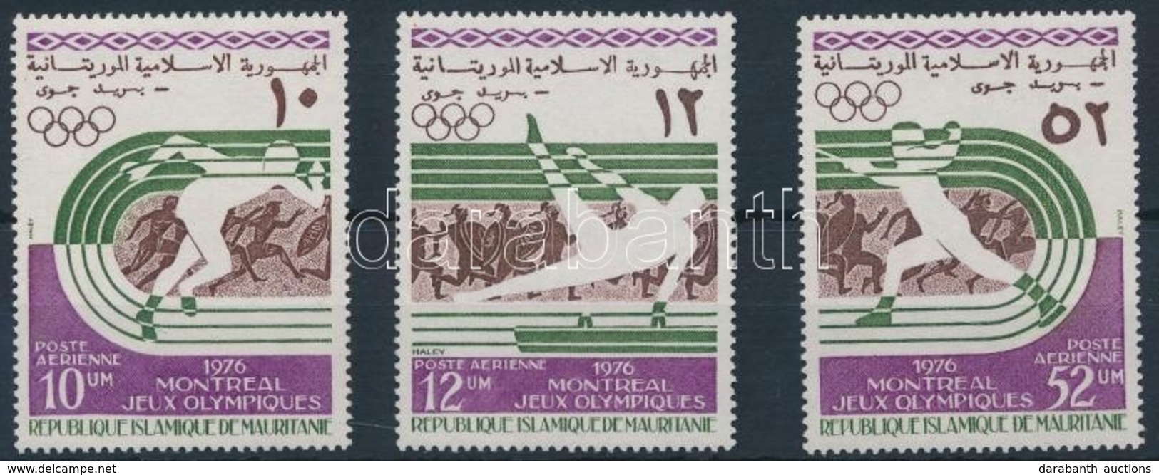 ** 1976 Nyári Olimpia Sor Mi 536-538 - Other & Unclassified