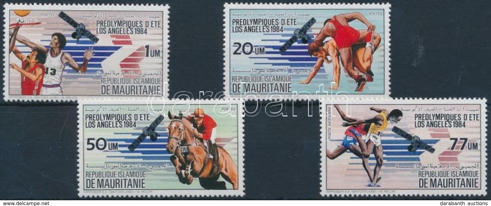 ** 1983 Nyári Olimpiai, Los Angeles Sor Mi 801-804 - Andere & Zonder Classificatie