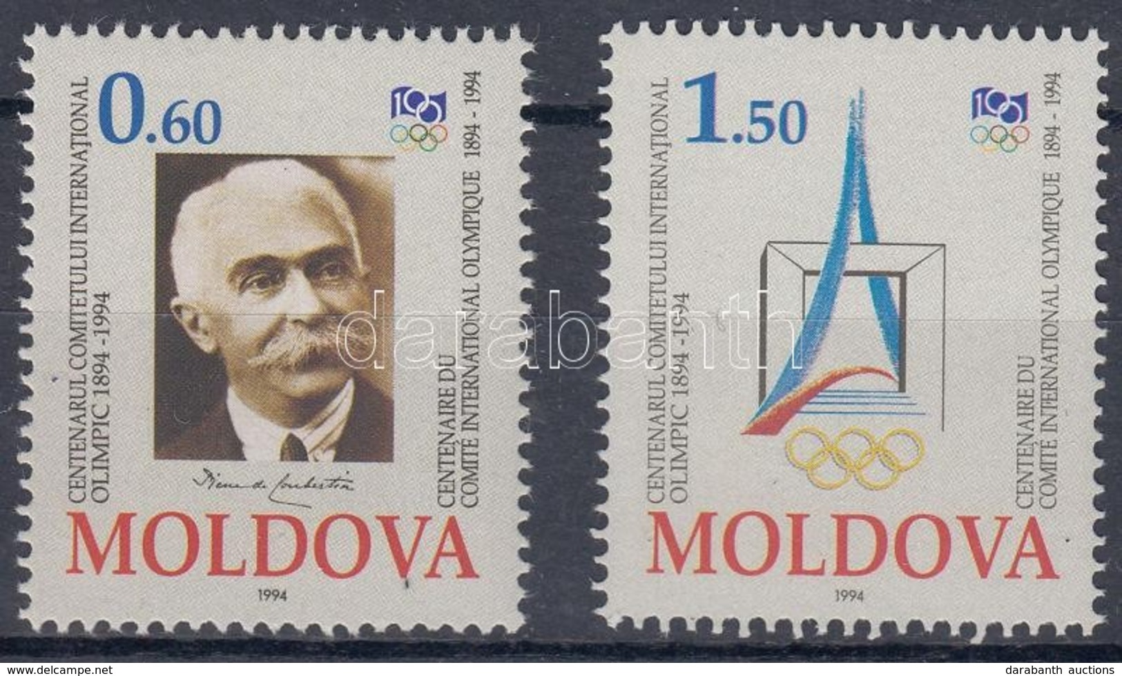 ** 1994 100 éves A Nemzetközi Olimpiai Bizottság Sor Mi 126-127 + A Sor 2 FDC-n - Sonstige & Ohne Zuordnung