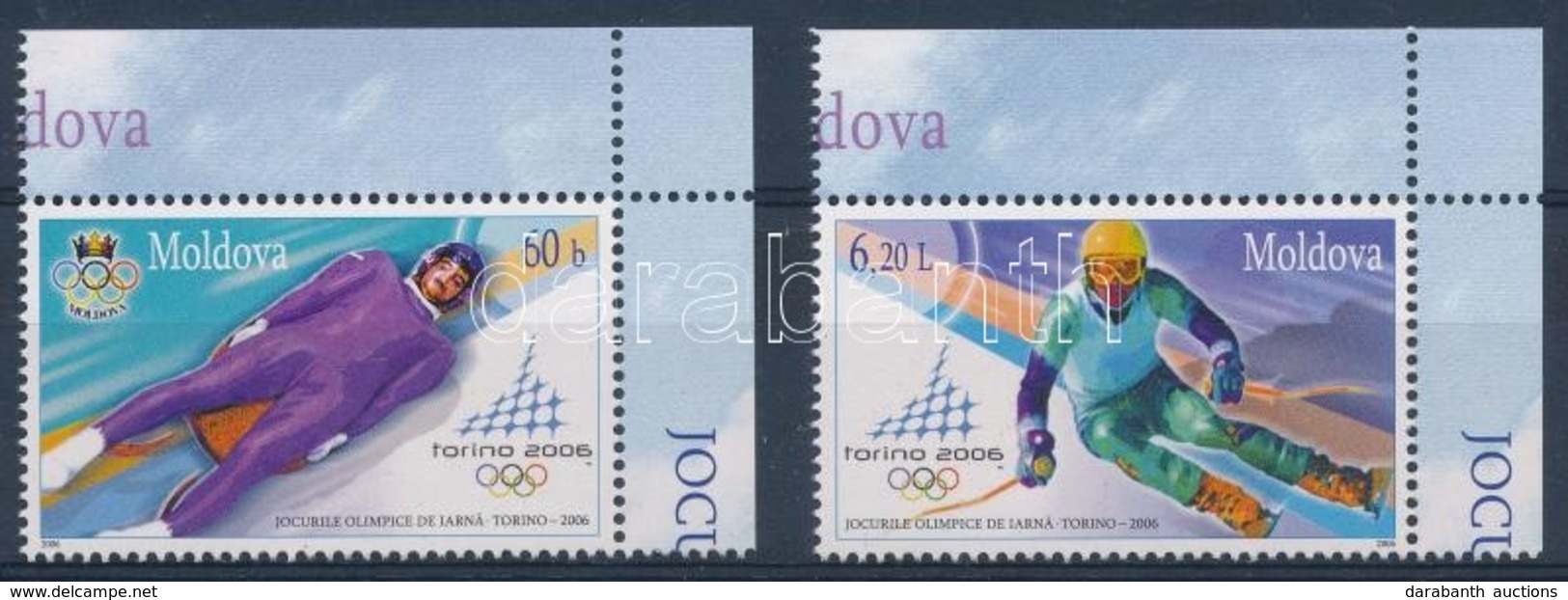 ** 2006 Téli Olimpia ívsarki Sor Mi 536-537 - Andere & Zonder Classificatie