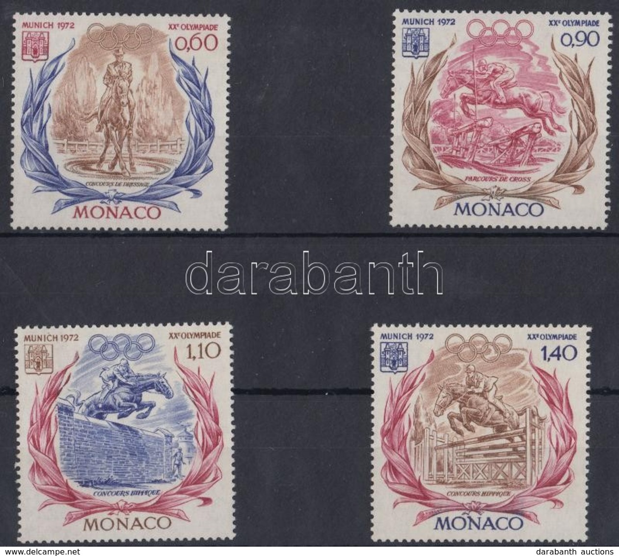 ** 1972 Nyári Olimpia Sor Mi 1045-1048 - Andere & Zonder Classificatie