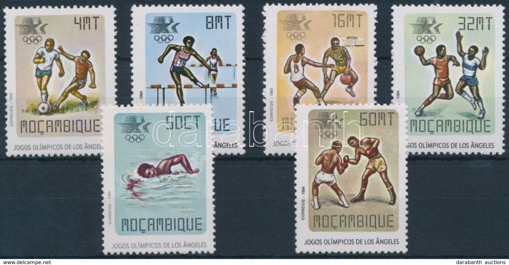 ** 1984 Nyári Olimpia, Los Angeles Sor Mi 967-972 - Andere & Zonder Classificatie