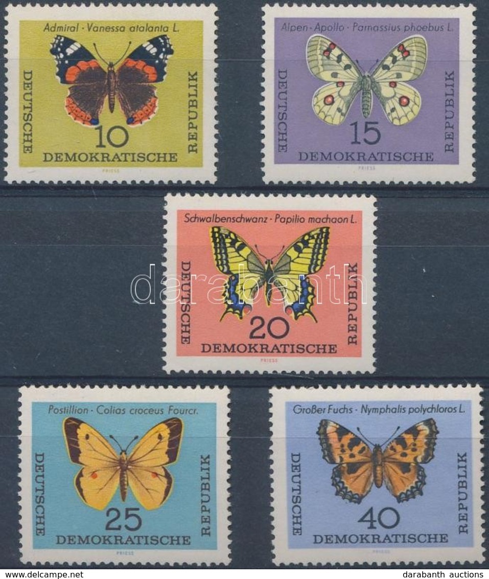 ** 1964 Lepkék Sor Mi 1004-1008 - Andere & Zonder Classificatie