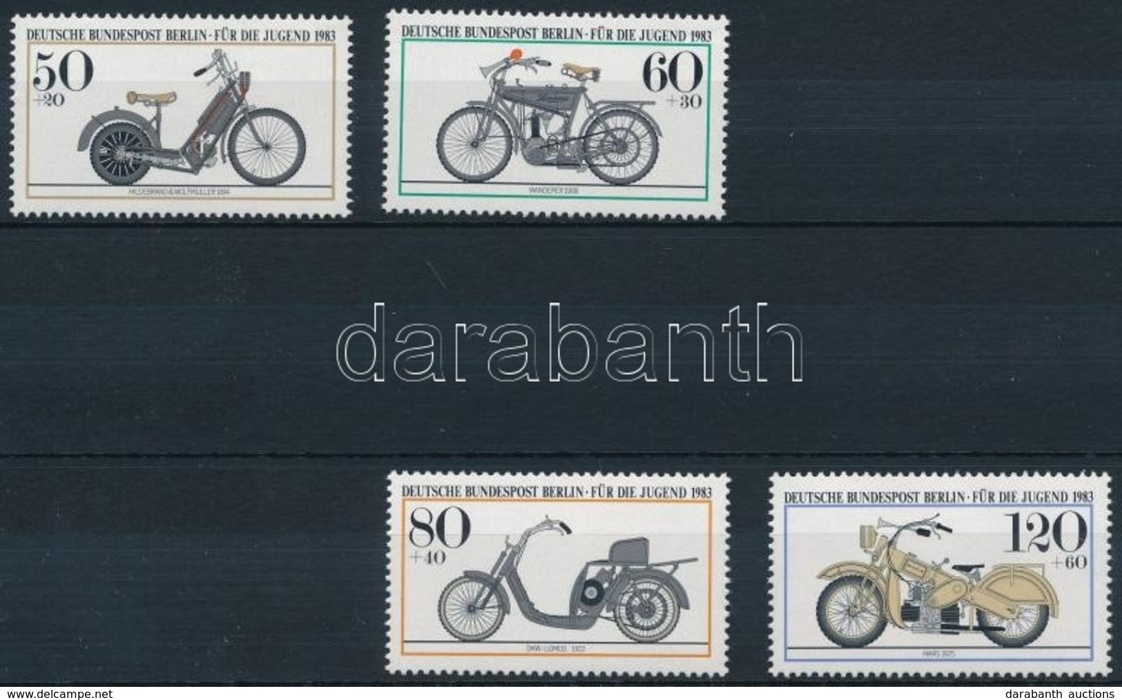 ** 1983 Ifjúság: Történelmi Motorkerékpárok Sor Mi 694-697 - Andere & Zonder Classificatie