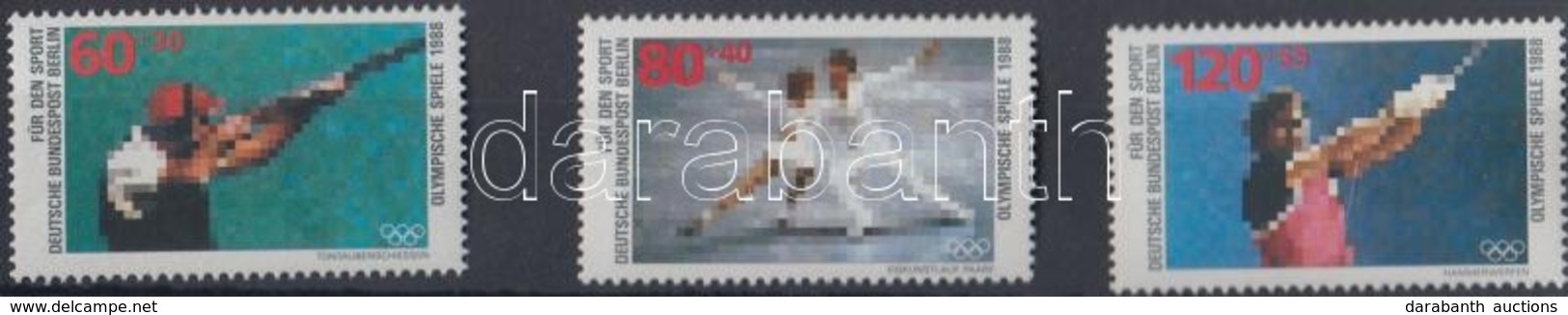 ** 1987 Téli Olimpia Sor Mi 801-803 + FDC-n - Andere & Zonder Classificatie