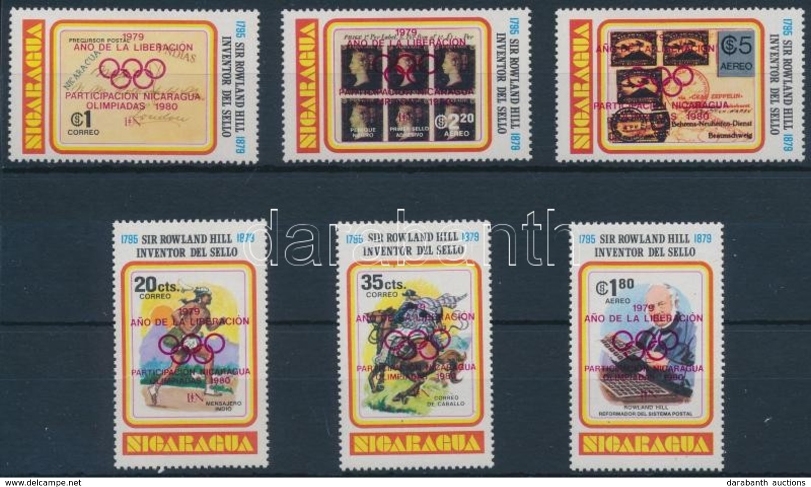 ** 1980 Olimpia Sor Mi 2085-2090 A - Andere & Zonder Classificatie