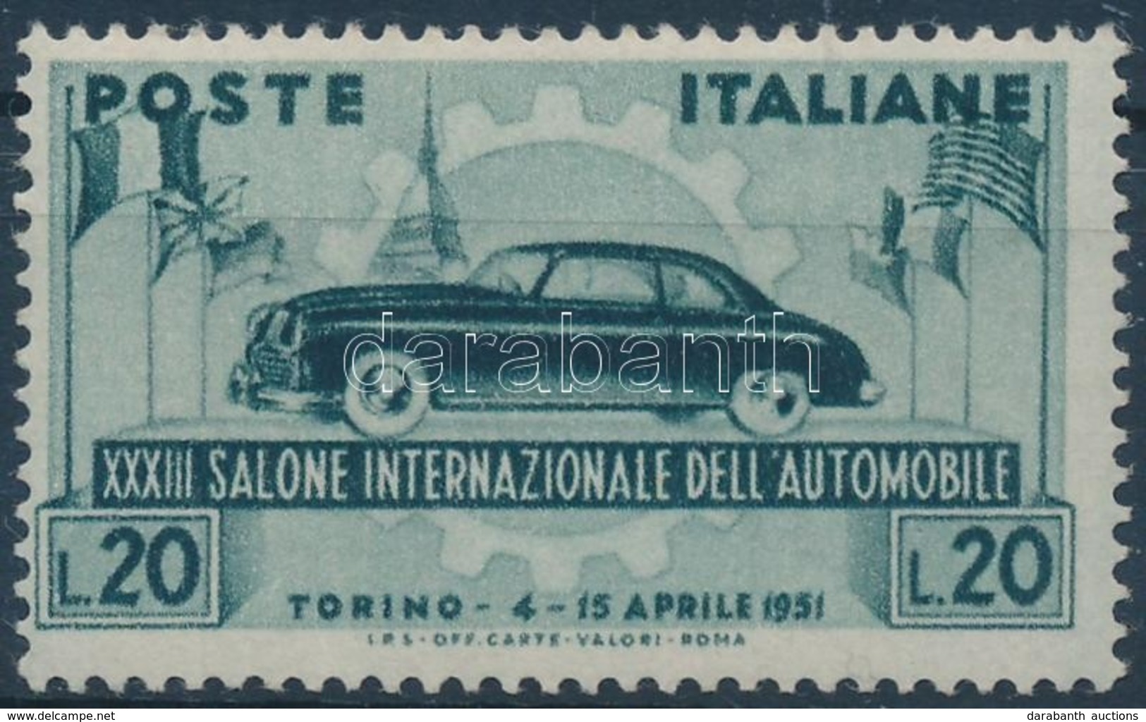 ** 1951 Nemzetközi Autó Kiállítás Mi 828 - Andere & Zonder Classificatie