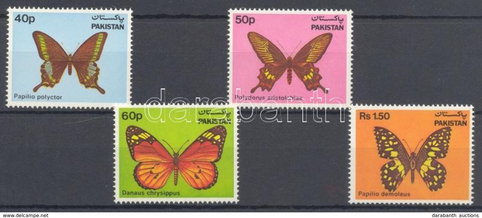 ** 1983 Lepkék Sor Mi 579-582 - Andere & Zonder Classificatie