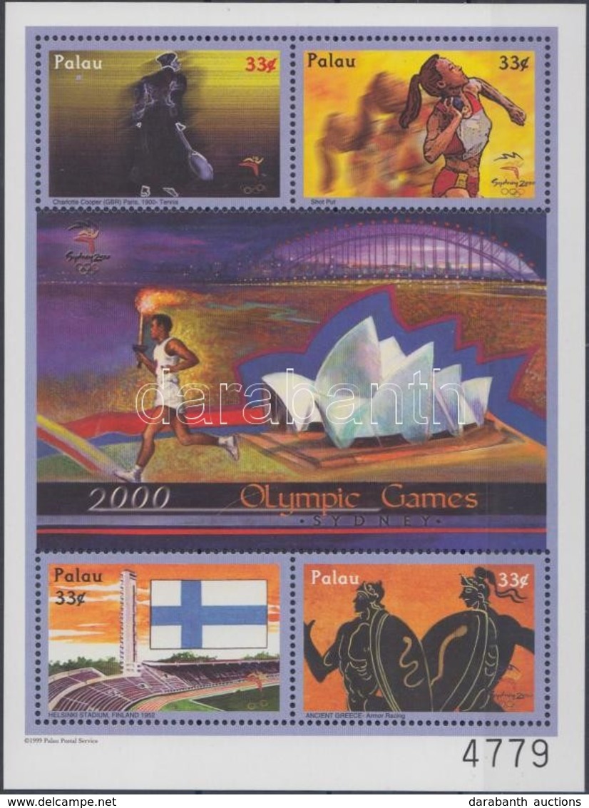 ** 2000 Nyári Olimpiai Játékok, Sydney Kisív Mi 1647-1650 - Andere & Zonder Classificatie