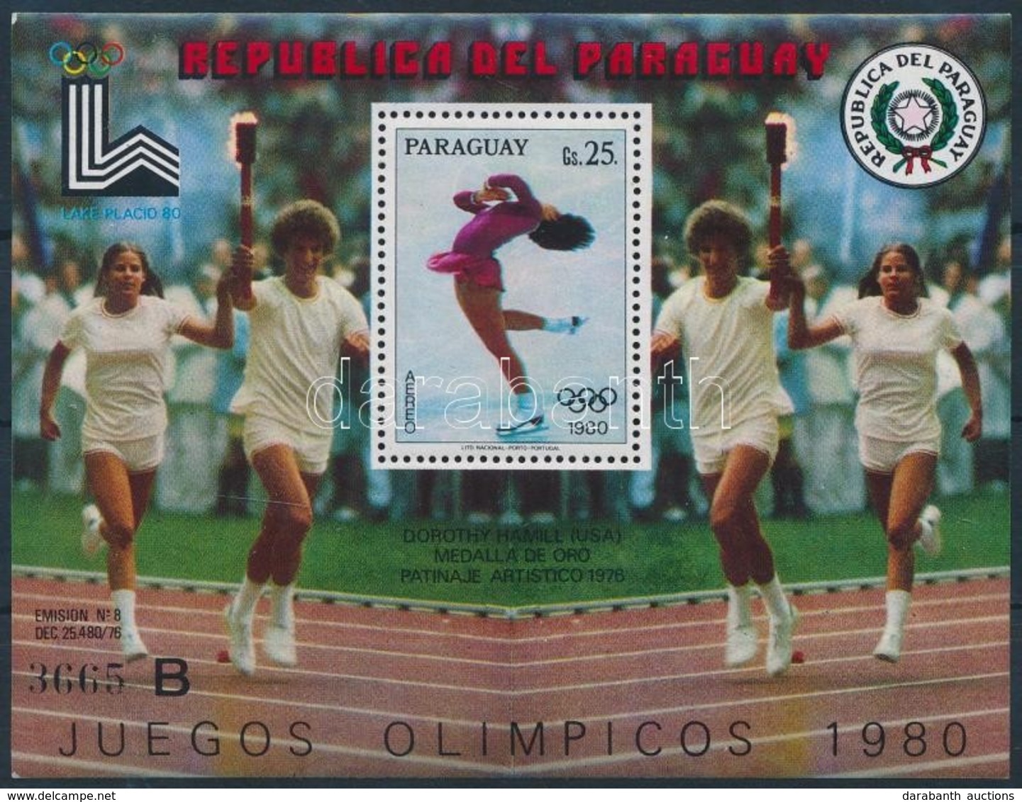 ** 1979 Téli Olimpia, Lake Placid Blokk Mi 338 - Autres & Non Classés