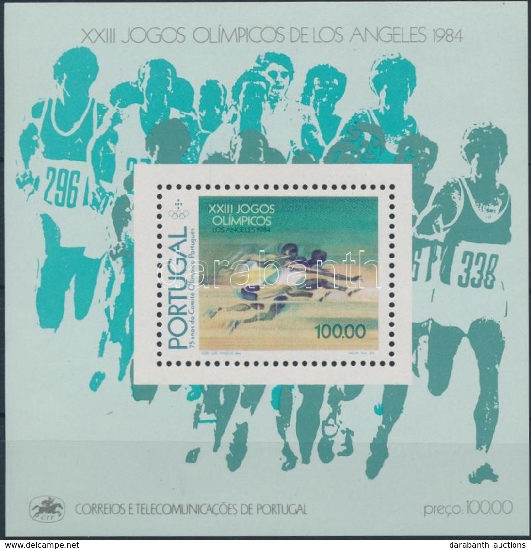 ** 1984 Nyári Olimpia, Los Angeles Blokk Mi 45 - Andere & Zonder Classificatie