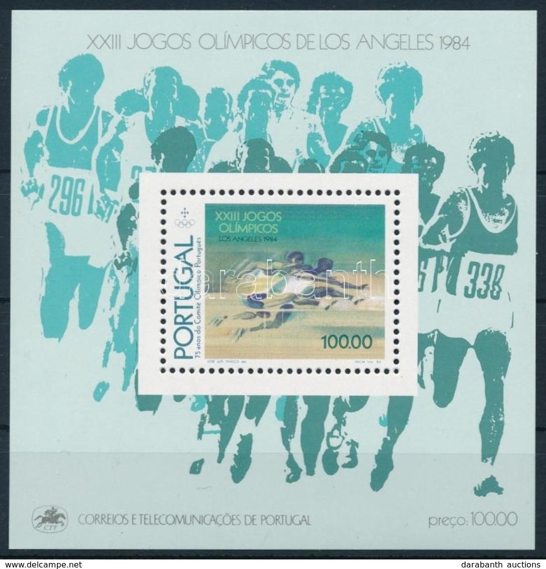 ** 1984 Nyári Olimpia, Los Angeles Blokk Mi 45 - Andere & Zonder Classificatie