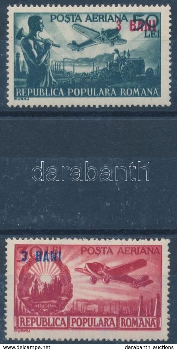 ** 1952 Felülnyomott Gazdaság és Közlekedés 2 érték Mi A 1363-1363 - Andere & Zonder Classificatie