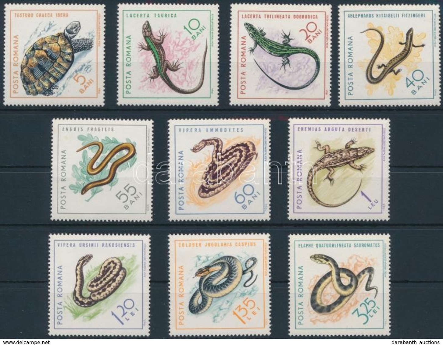 ** 1965 Állatok Sor,
Animals Set
Mi 2377-2386 - Andere & Zonder Classificatie