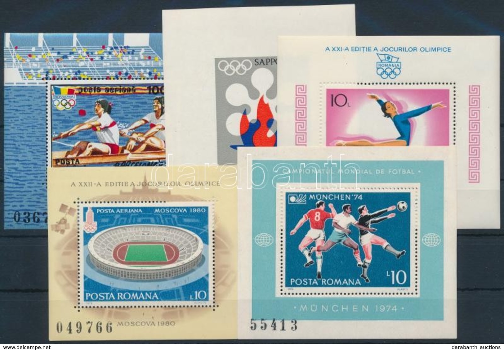 ** 1972-1992 5 Klf Sport, Olimpia Blokk - Andere & Zonder Classificatie