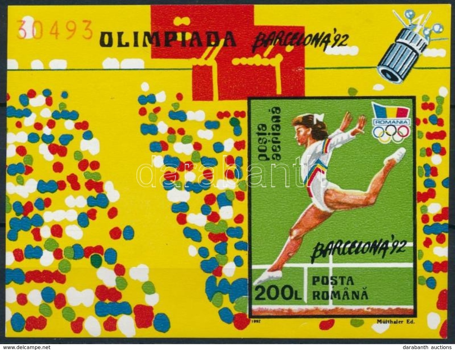 ** 1992 Nyári Olimpia, Barcelona Blokk Mi 275 - Andere & Zonder Classificatie