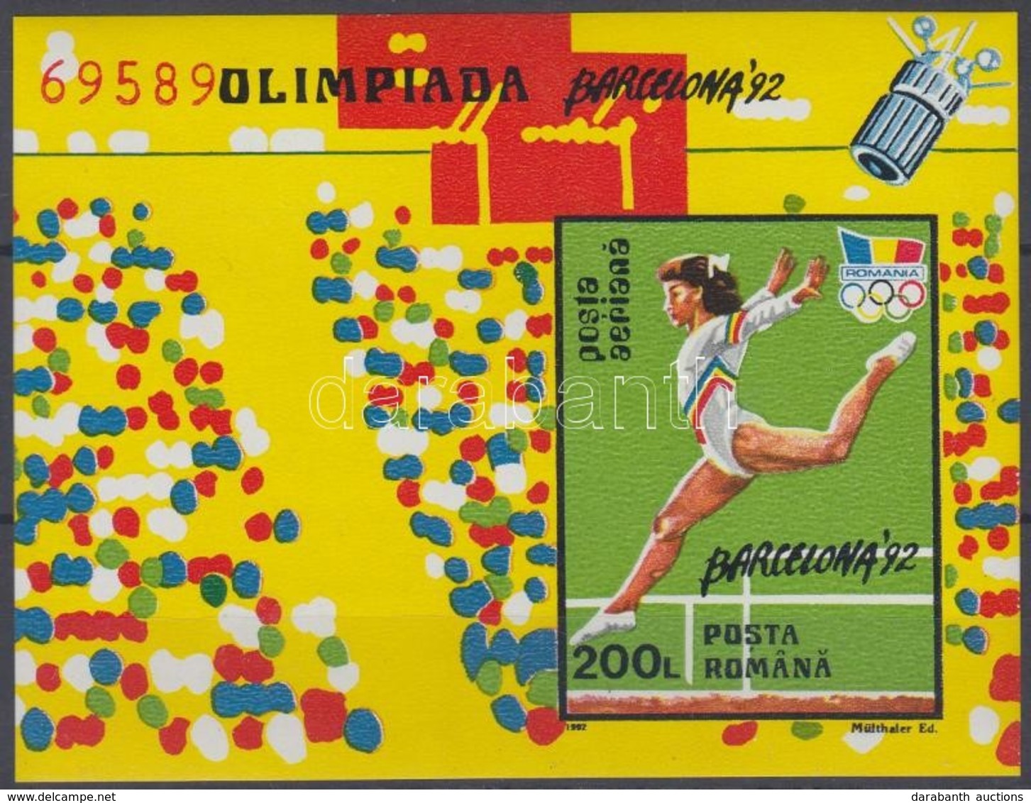 ** 1992 Nyári Olimpia, Barcelona Blokk Mi 275 - Andere & Zonder Classificatie