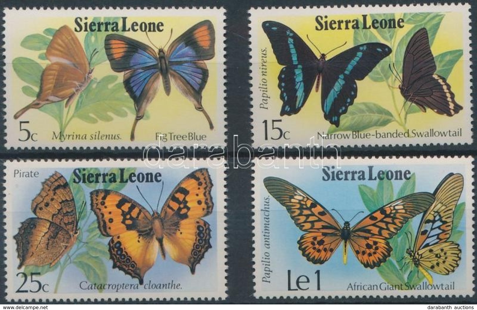 ** 1979 Lepkék Sor Mi 574-577 - Andere & Zonder Classificatie